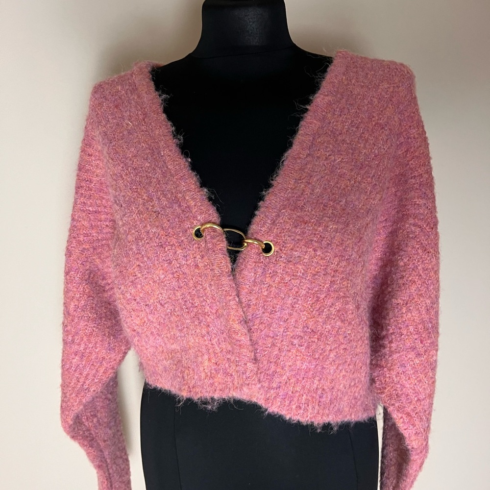 Cozy Pink Women's Sweater Set NWT - Picture 4 of 6
